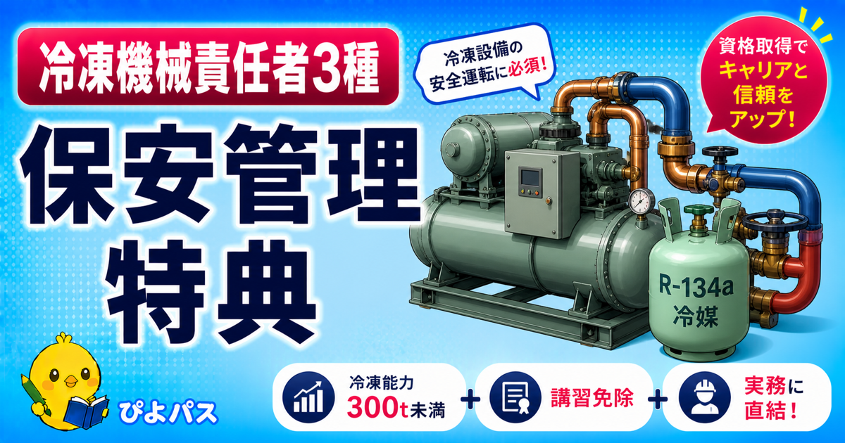 【160 問作問で見えた】第三種冷凍機械責任者 保安管理技術 15 問で 9 問取る頻出 5 論点