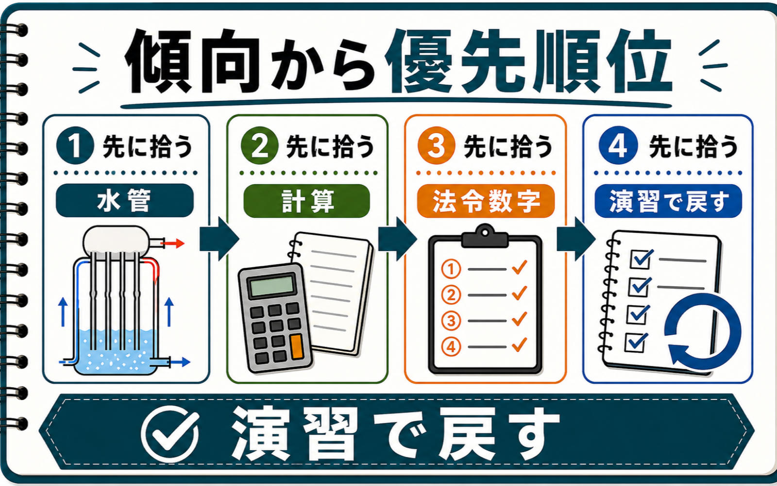 一級ボイラー技士 出題傾向｜4科目で問われる水管・計算・法令数字 (2026年版) の挿絵 2
