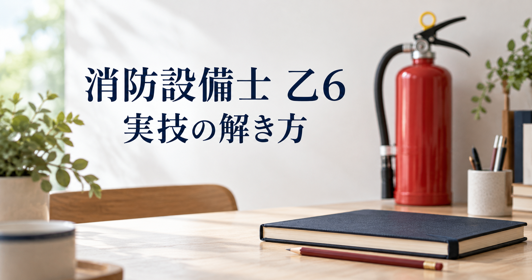 消防設備士乙6の実技攻略｜鑑別・名称・規格値の解き方