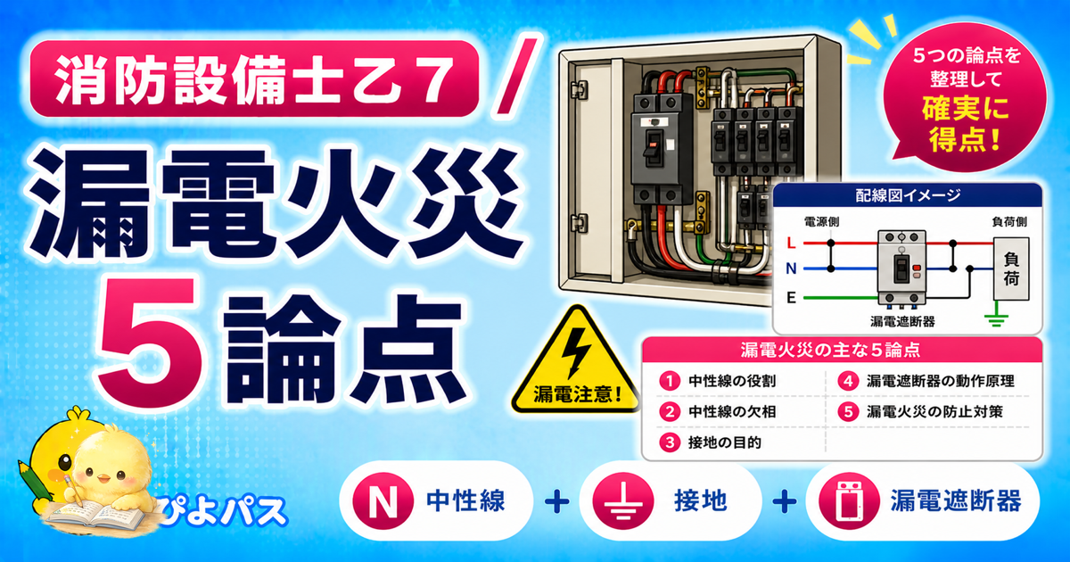 消防設備士乙7 構造機能の5論点｜ZCT・受信機・音響装置ほか (2026年版)