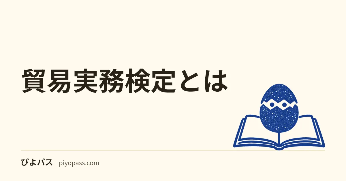 貿易実務検定とは|C級・B級・A級の違い・合格率・難易度を解説