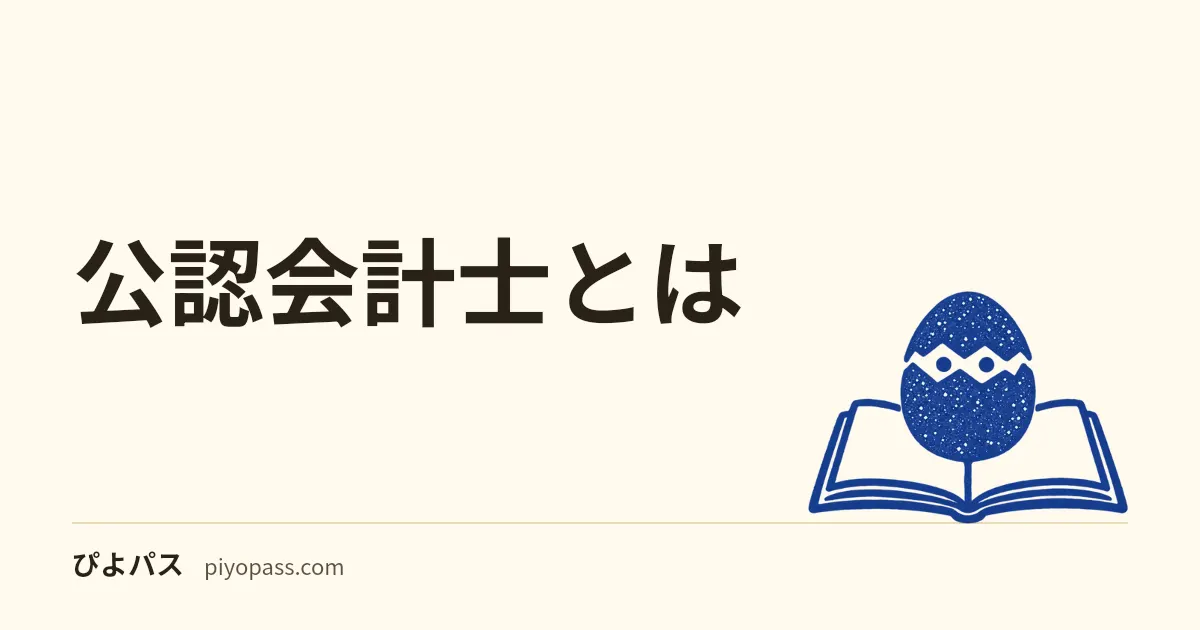 公認会計士とは｜監査の独占業務・できること・税理士との違い